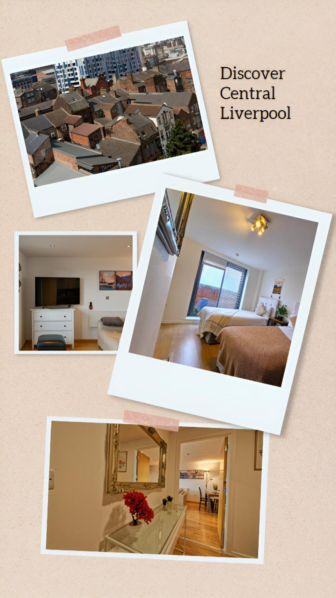 Sidemersey Livings- Convenient 1-Bedroom Flat With A View, Central リヴァプール エクステリア 写真